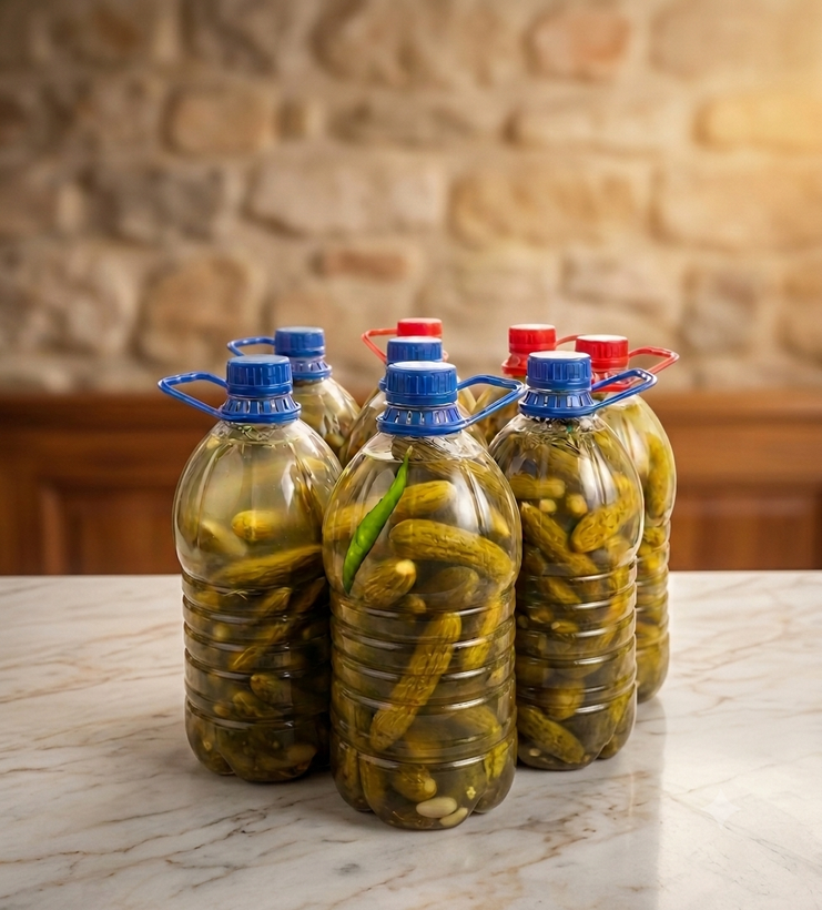 خیارشور خانگی 3,7 لیتری