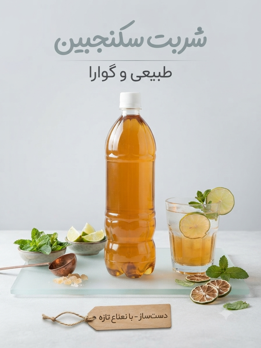 شربت سکنجبین 1 لیتری