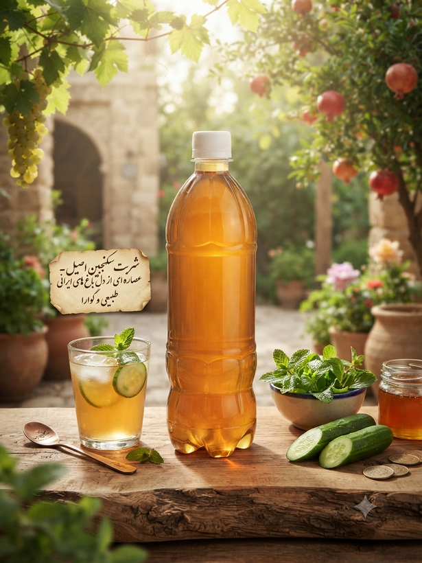 شربت سکنجبین 1 لیتری