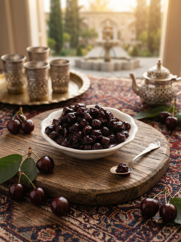 ترشک آلبالو خانگی 750 گرمی