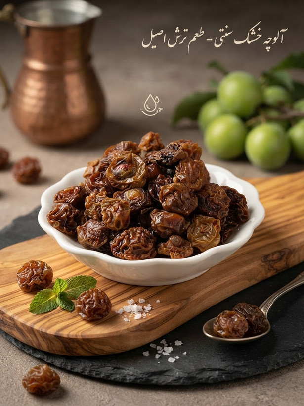آلوچه ترش، ارگانیک ، آفتاب خشک