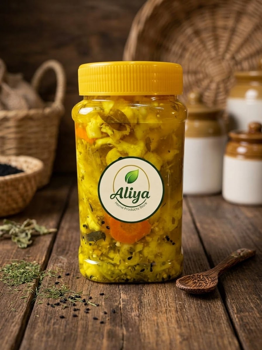 ترشی هفت بیجار خانگی 700گرمی