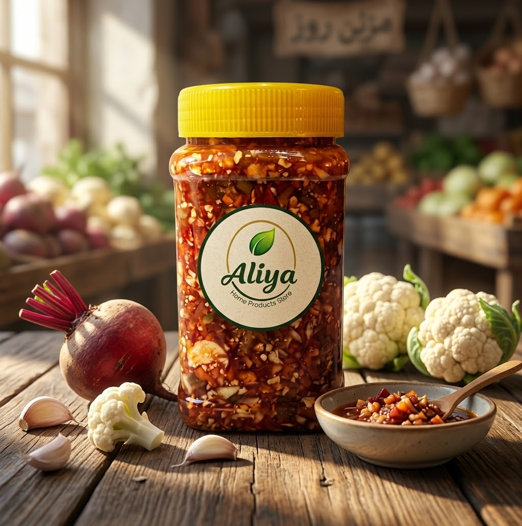 ترشی بندری خانگی 700گرمی
